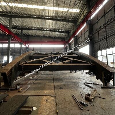 Steel Arch Bridge – Custom Fabricated Structural Components and Decking Systems