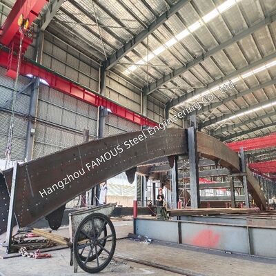 Custom Fabricated AASHTO LRFD Steel Arch Bridge for Heavy-Duty Highway Infrastructure