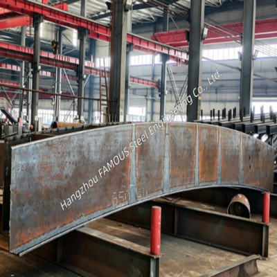 Precision Fabricated Steel Arch Bridge | AASHTO LRFD20 AWS D1.5 ASTM A709 Certified Heavy Structure