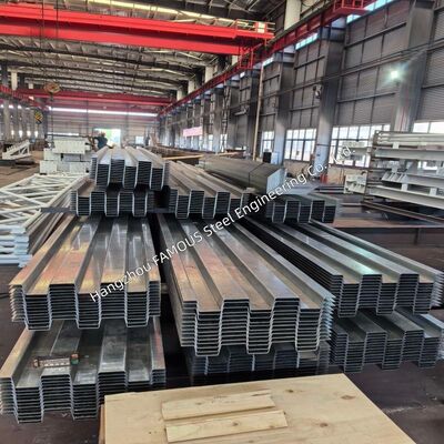 Standard Corrugated Steel Bridge Decking – Heavy-Load Galvanized Permanent Formwork